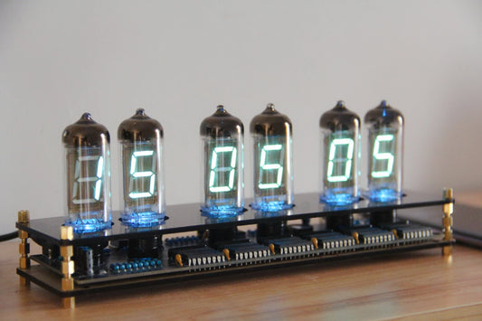 Creative Gift IV11 Fluorescent Tube Vacuum Tube Clock VFD Boyfriend Gift Non-Glow Tube