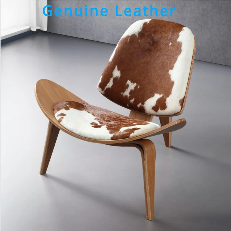 Nordic Solid Wood Ins Celebrity Chair, Creative Art Designer Single Sofa Chair, Smile Airplane Chair, Many Choices